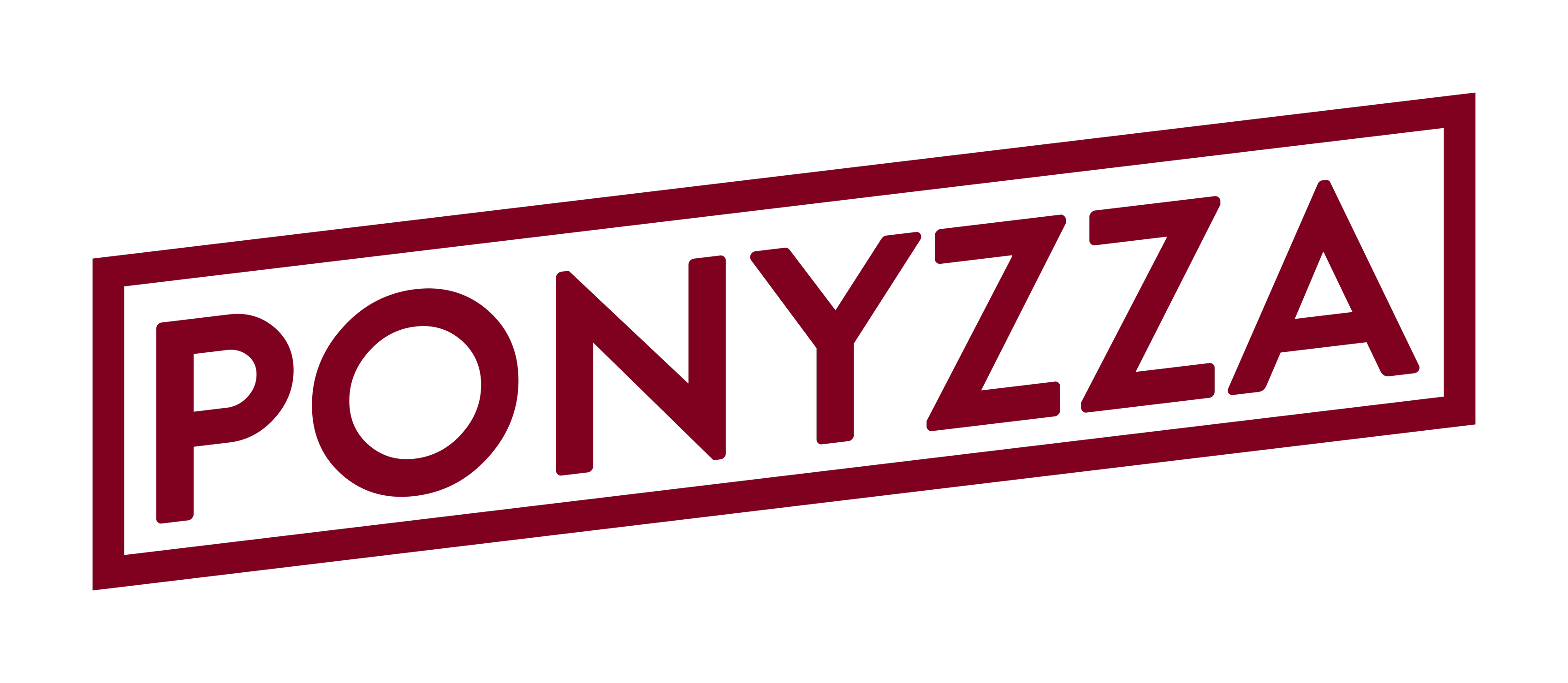 Ponyzza Logo weis